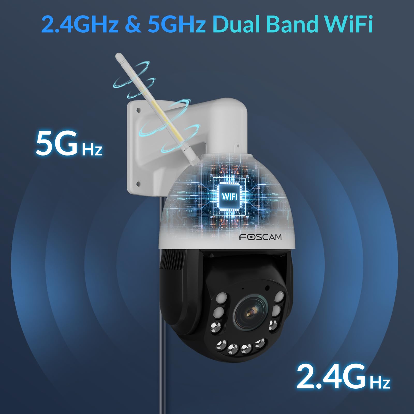 Amazon.com : FOSCAM 4MP WiFi PTZ Outdoor Camera, 18X Optical Zoom